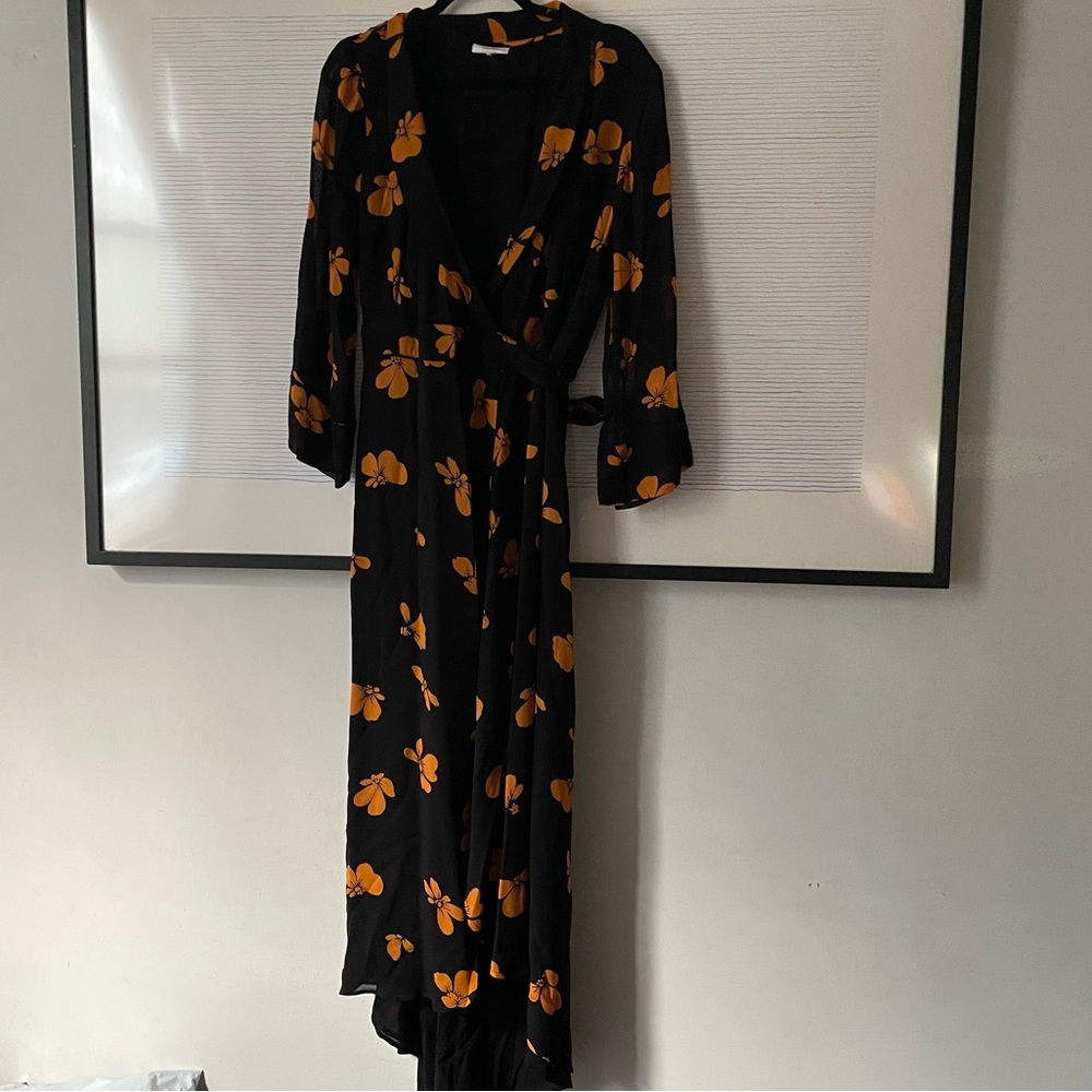Ganni wrap dress